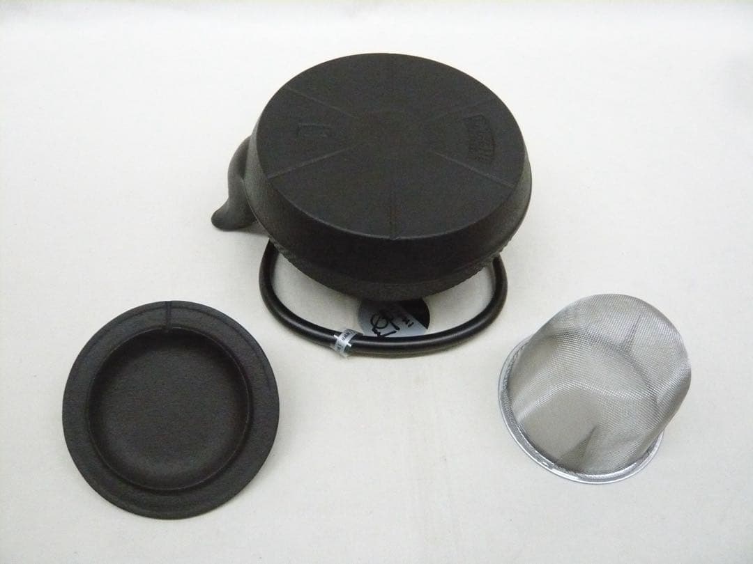 『鉄瓶兼用急須 5型新アラレ』満水650ml ガス・IH対応 南部鉄器 日本製