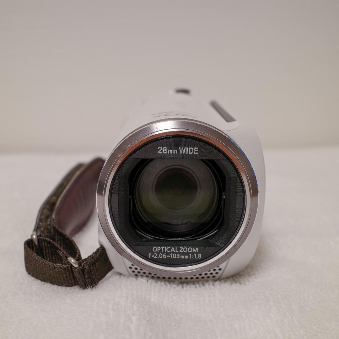 パナソニック HDビデオカメラ 高倍率90倍ズーム HC-V360MS-W