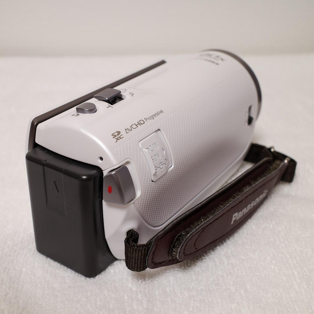 パナソニック HDビデオカメラ 高倍率90倍ズーム HC-V360MS-W