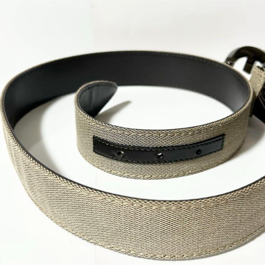 未使用 GUCCI グッチ ベルト ダブルG 106412・1766 キャンバス