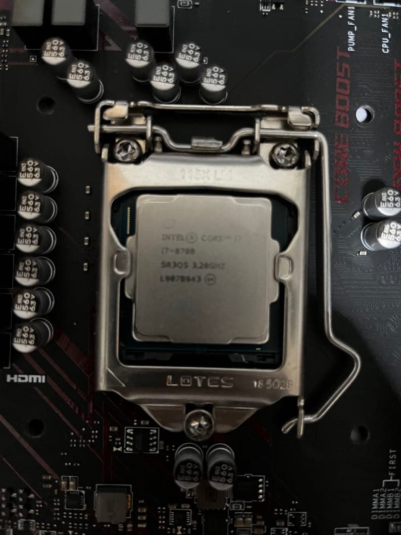 DCー8 Core i7-8700 Z390 メモリ32GB