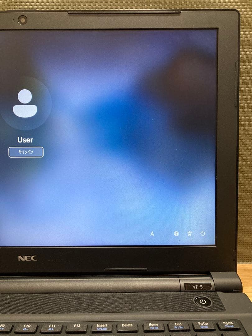 中古ノートパソコン　15.6インチ　NEC製　〔NO.3〕