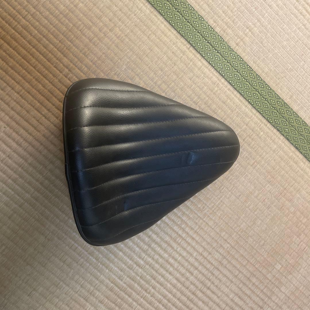 ブラックバイクシート ダブルスプリング