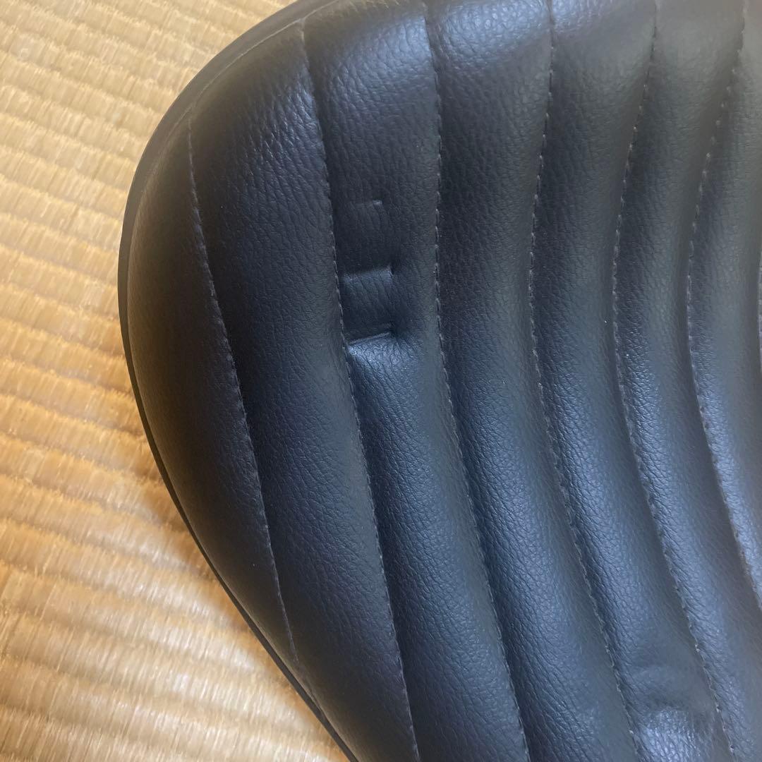ブラックバイクシート ダブルスプリング