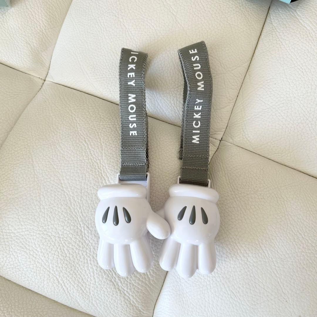 ミッキーマウス ひんやりベビーカーシート　タカラトミー クリップ メリー