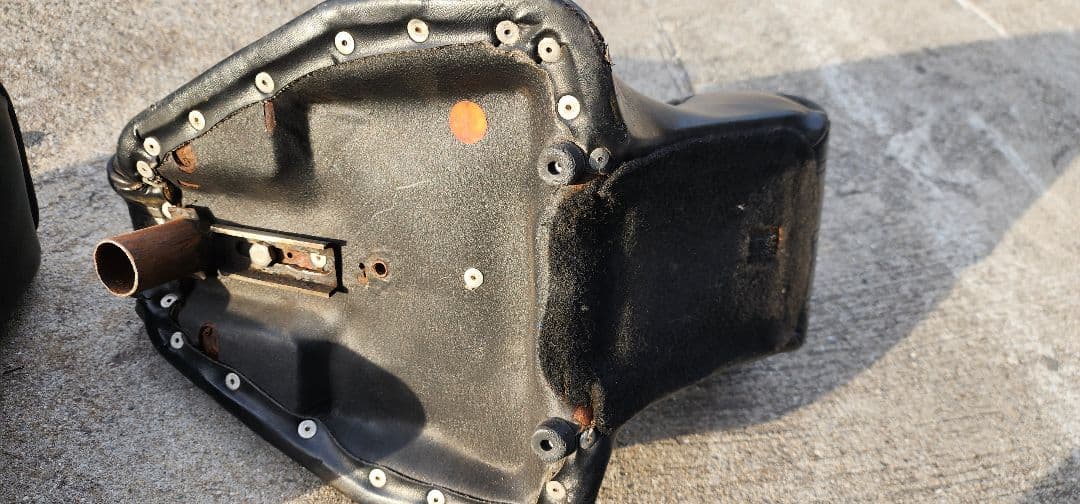 ハーレー　ラペラ　当時物　ナックル　パンヘッド　ショベル　シート　ソロシート