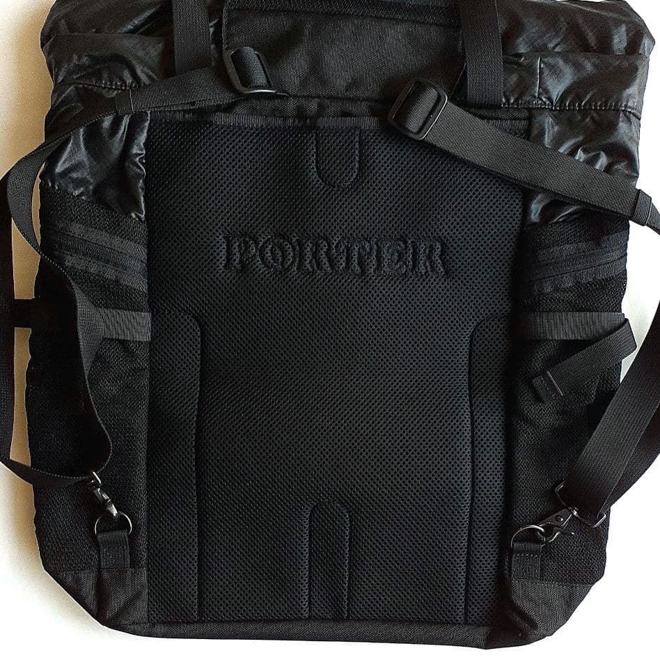 PORTER LIQUID ポーターリキッド2WAY トートバッグ リュック 黒
