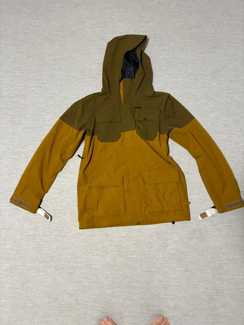 スノーボードジャケット オリーブグリーン/ブラウン