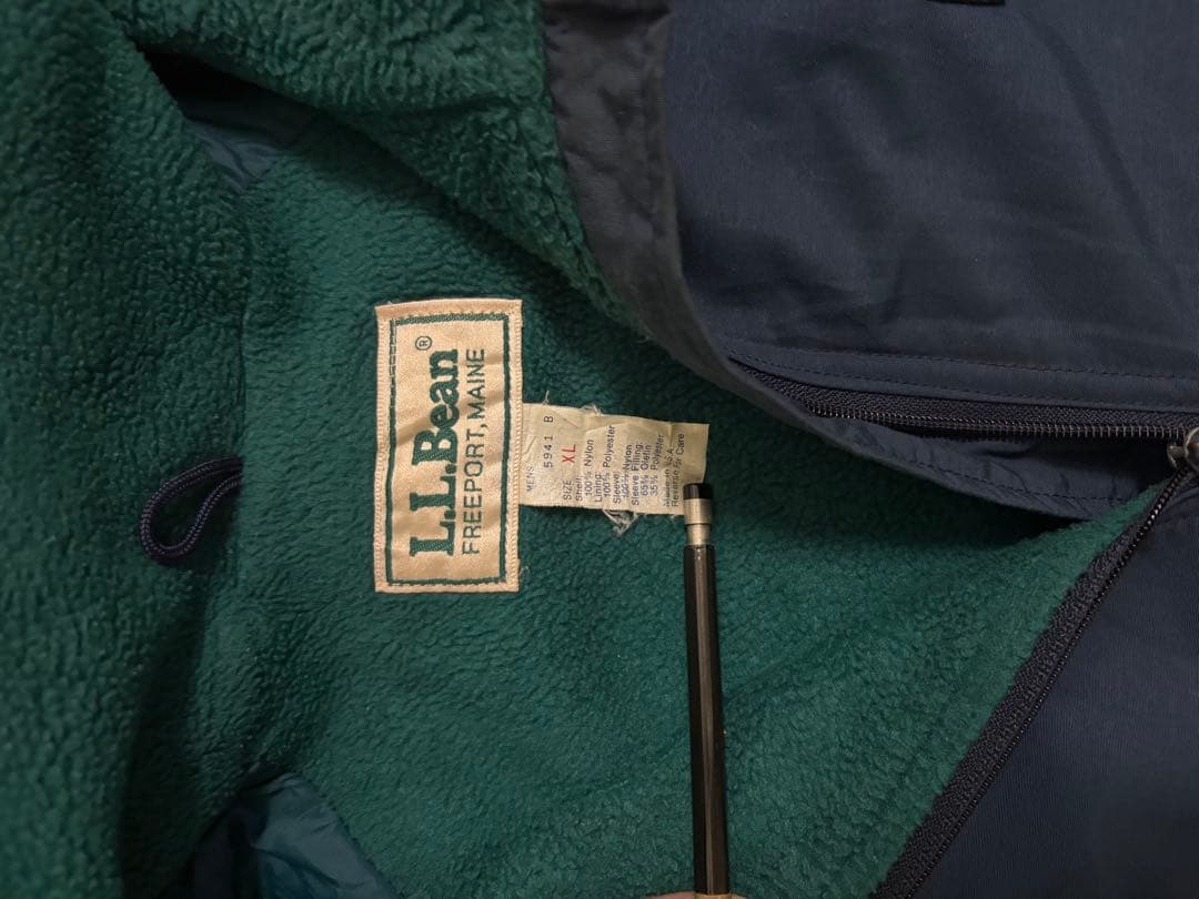 【レアカラー】80s アメ製 L.L.Bean ウォームアップジャケット