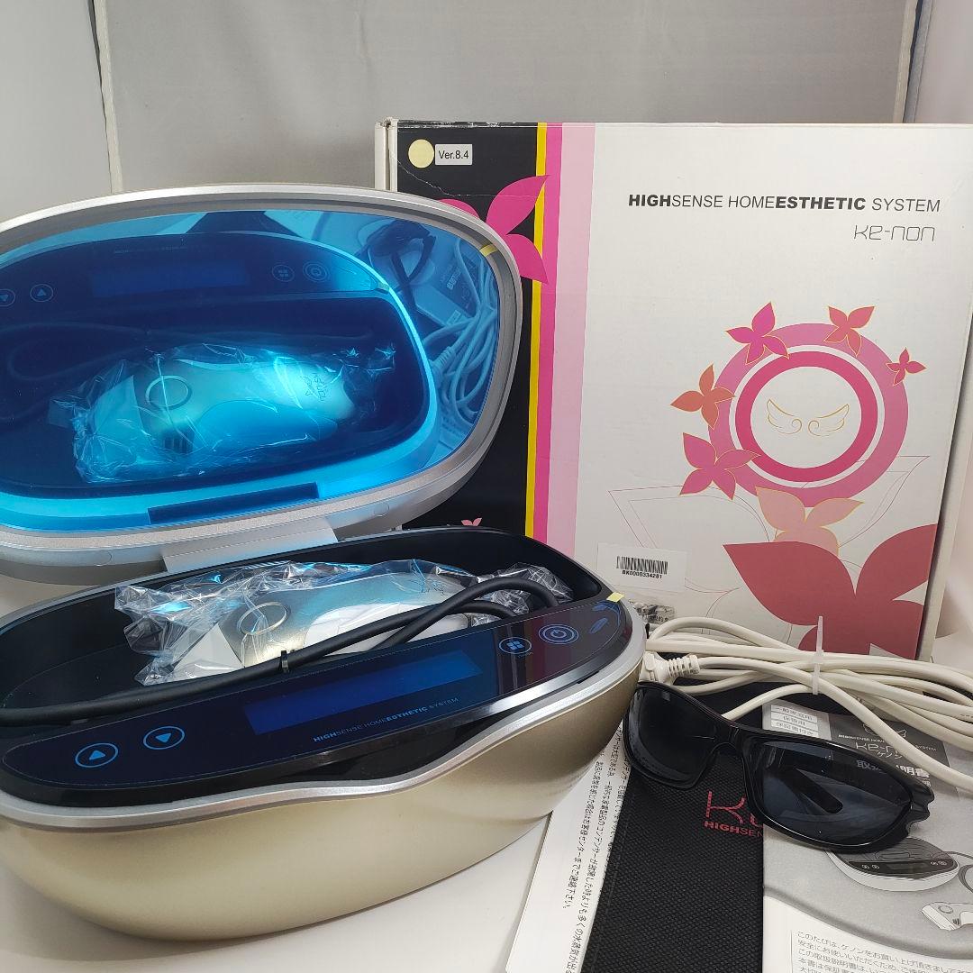 【ほぼ未使用】KE-NON　ケノン Ver.8.4 家庭用脱毛器 ゴールド 美容