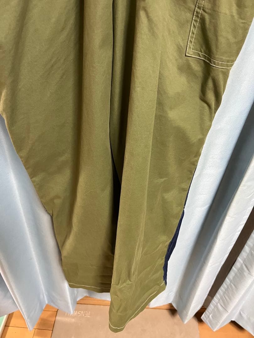 世田谷ベースコットンハーフパンツオーバーオール　M size