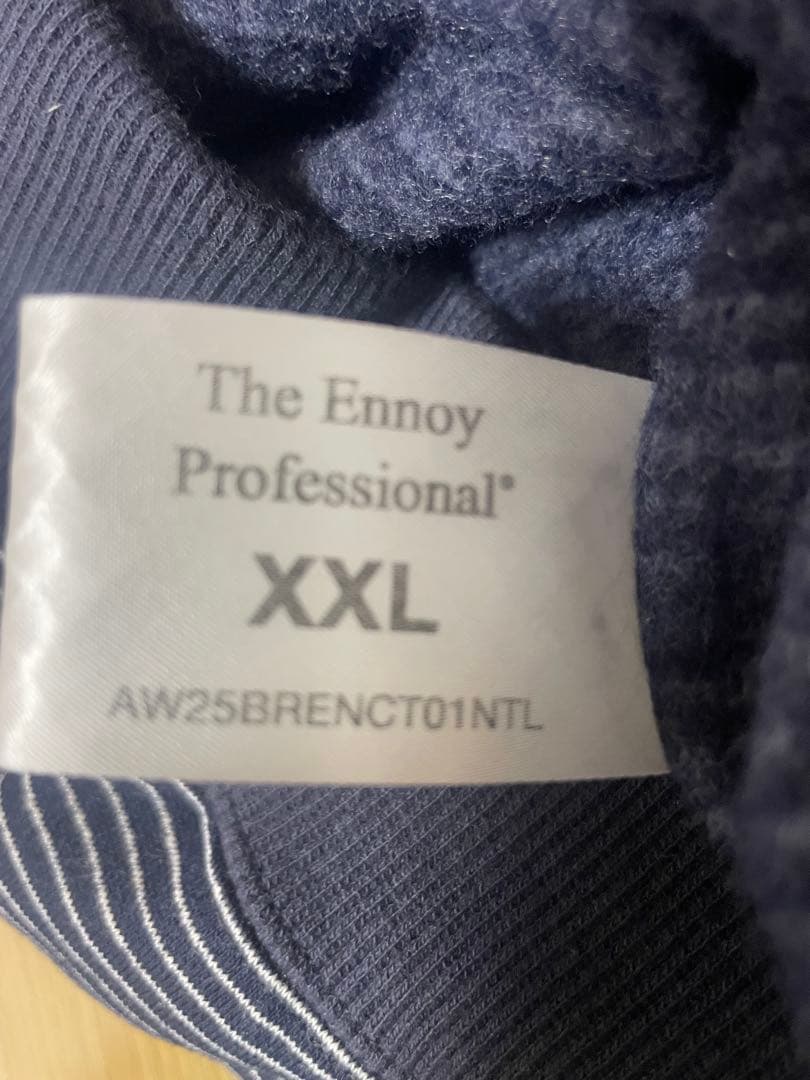 The Ennoy Professional ストライプスウェット XXL