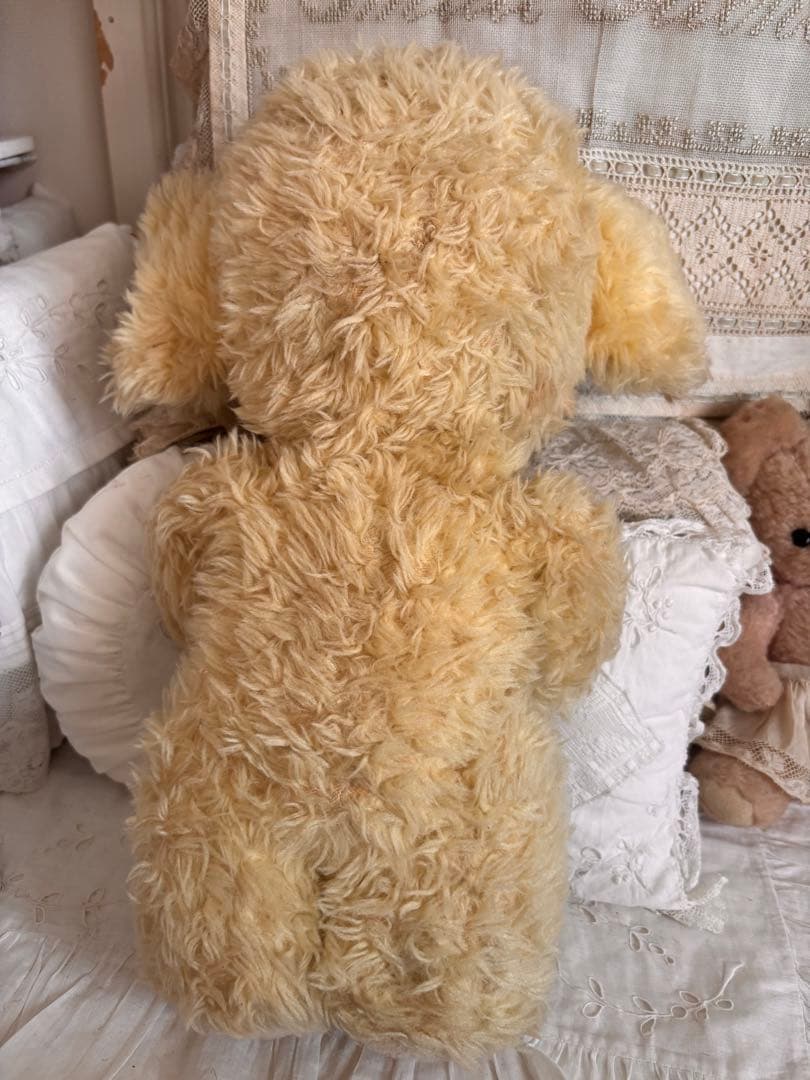 週末迄❤️ 謎の可愛い子　ポンチ目　アンティークベア　ヴィンテージ