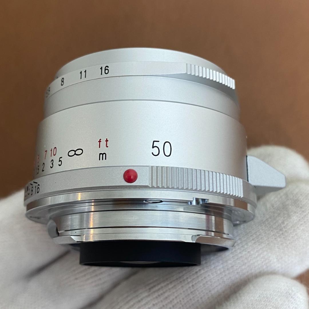 COLOR-SKOPAR 50mm F2.2 VM Silver 保証付き