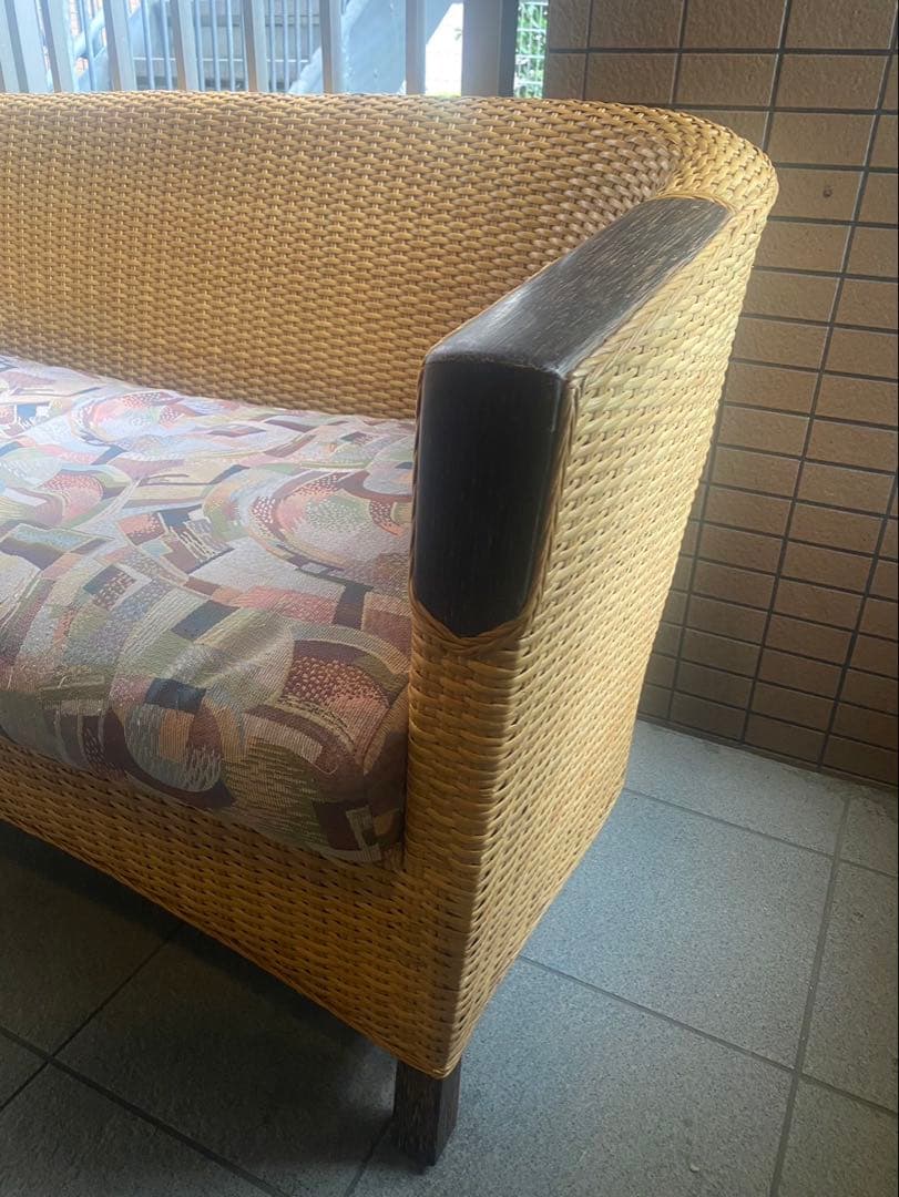 CASABLANCA カサブランカ　ラタンソファ　2人がけソファ　アジアン家具