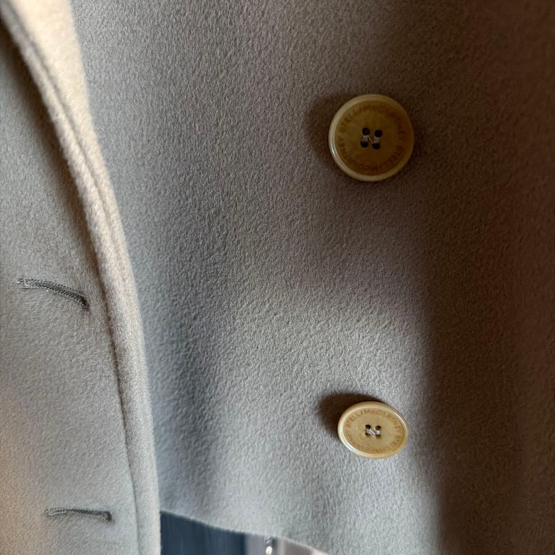 き*i様 Stella McCartney ベージュ ダブルブレストコート