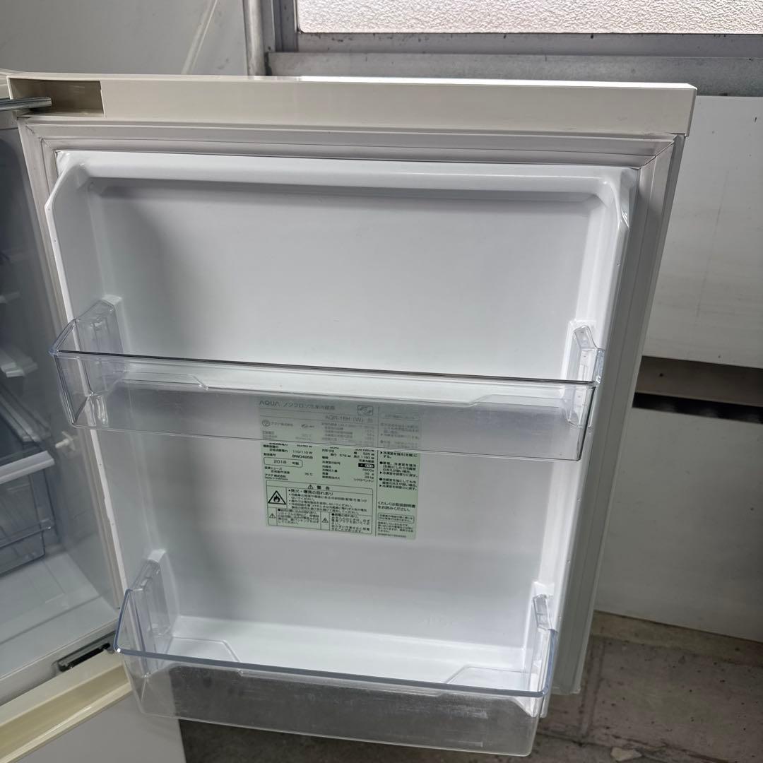 AQUA ノンフロン冷凍冷蔵庫 AQR-16H （W）形 ノンフロン 冷凍冷蔵庫