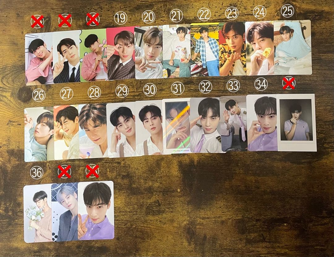 ASTRO チャウヌ ウヌ トレカ バラ売り◎