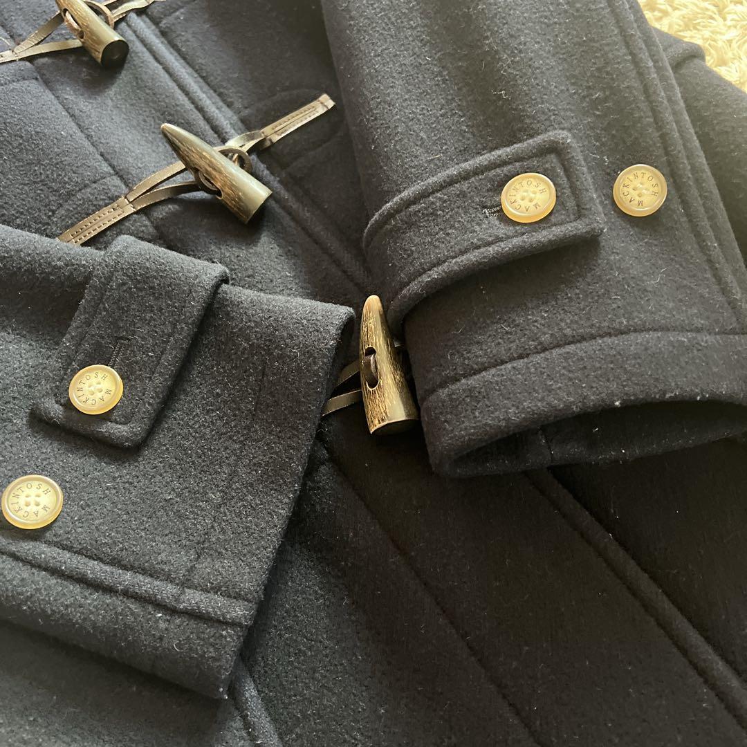 【MACKINTOSH LONDON 】ダッフルコート ネイビー フーディー