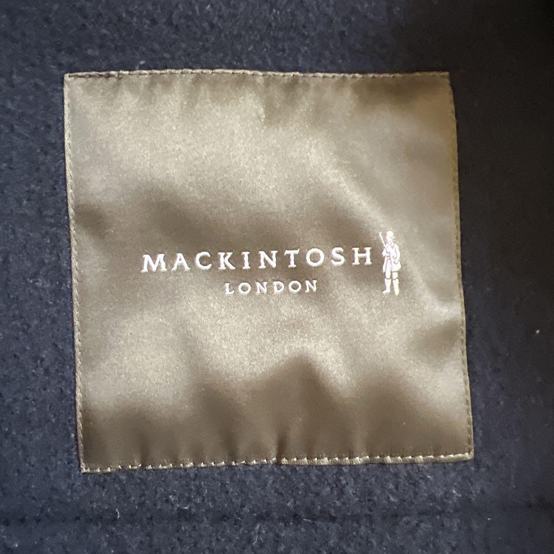 【MACKINTOSH LONDON 】ダッフルコート ネイビー フーディー