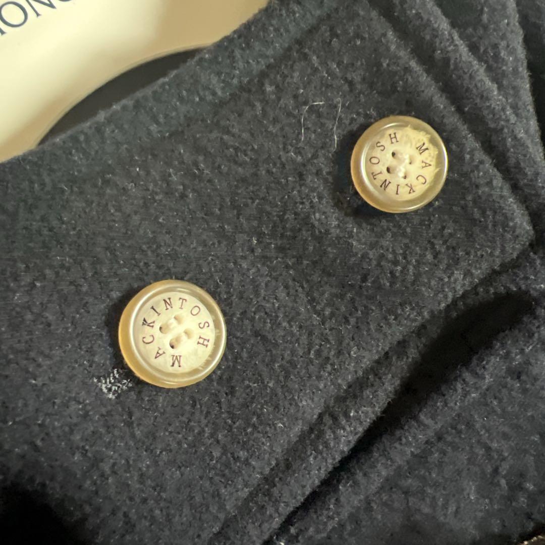 【MACKINTOSH LONDON 】ダッフルコート ネイビー フーディー