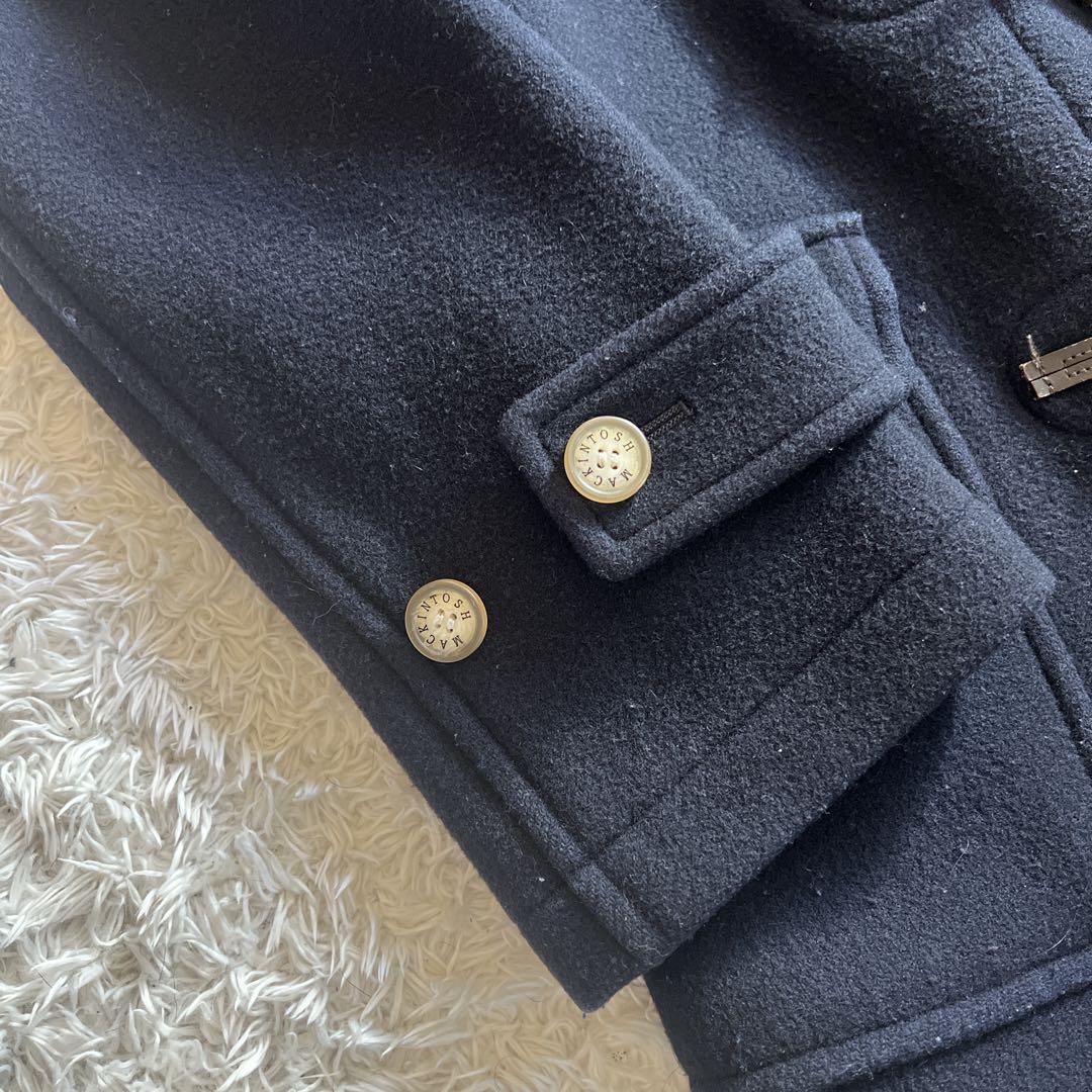 【MACKINTOSH LONDON 】ダッフルコート ネイビー フーディー
