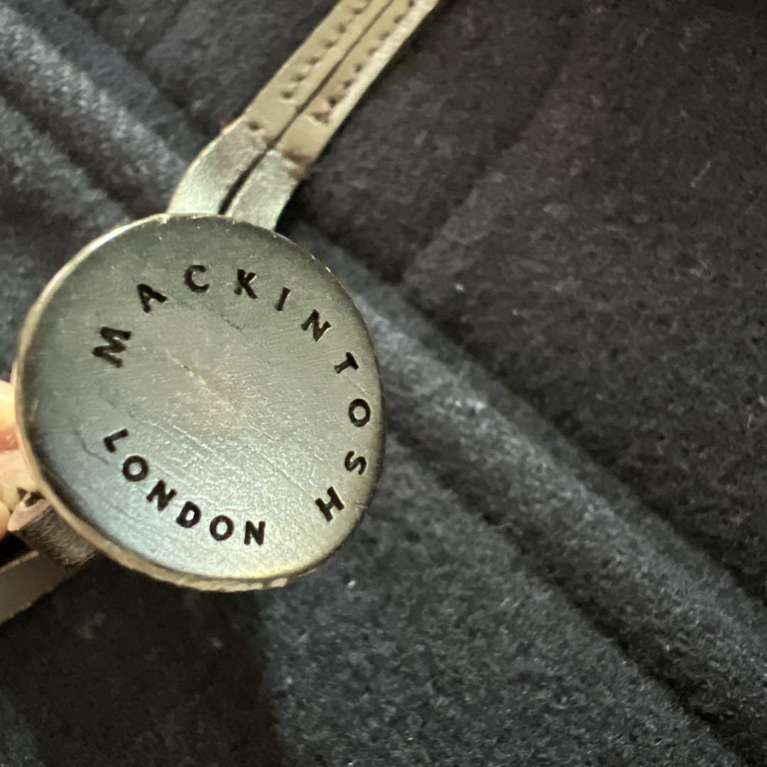 【MACKINTOSH LONDON 】ダッフルコート ネイビー フーディー