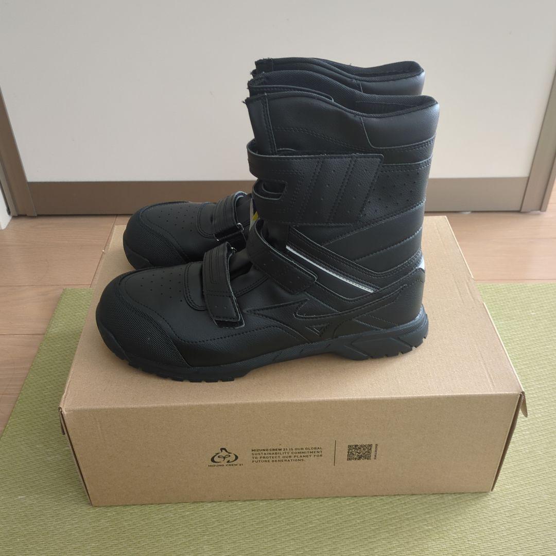 【新品未使用】ミズノ　安全靴 ブラック オールマイティBS29H