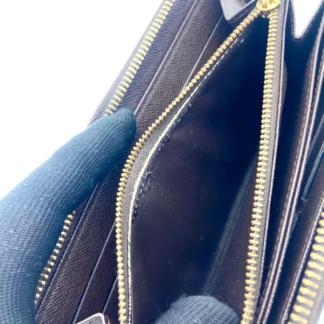 【超美品】ルイヴィトン　ダミエ　ジッピーウォレット　長財布