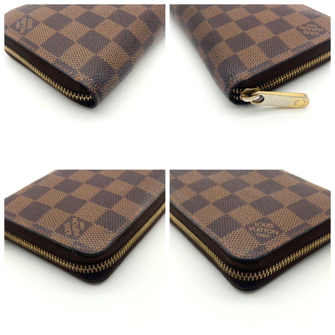 【超美品】ルイヴィトン　ダミエ　ジッピーウォレット　長財布