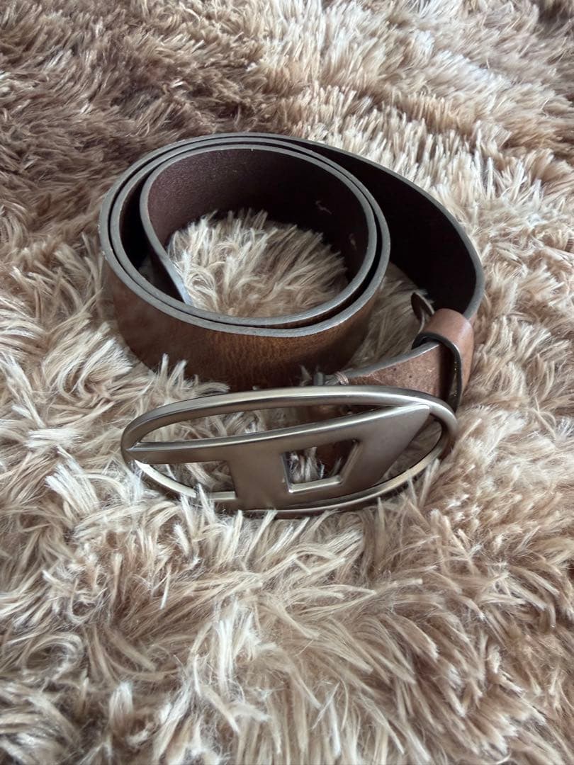 diesel レザーベルト確実正規品