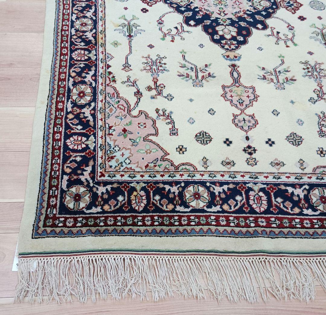 Y3059 パキスタン絨毯 182×125㎝ ウール 手織り トライバルラグ