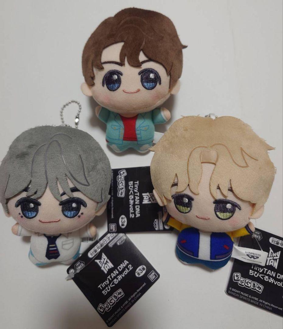TinyTAN DNA ちびぐるみvol.1〜2 全種セット　そろ消します