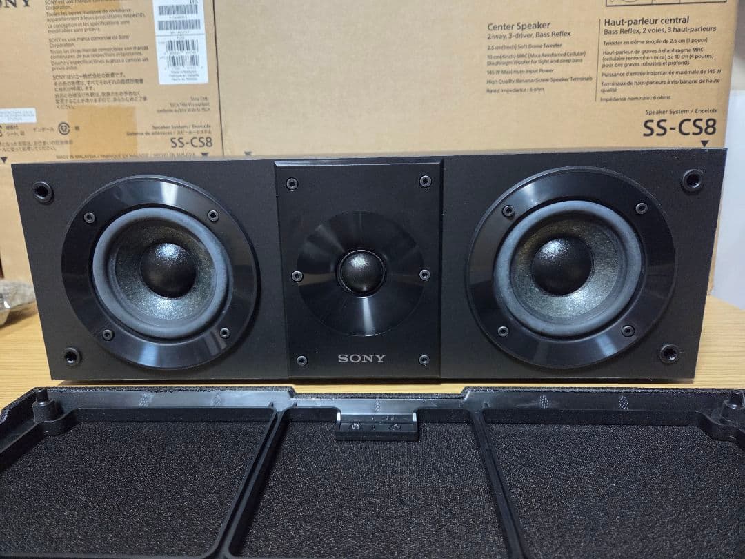 SONY　SS-CS8 センタースピーカー　ソニー　黒　美品