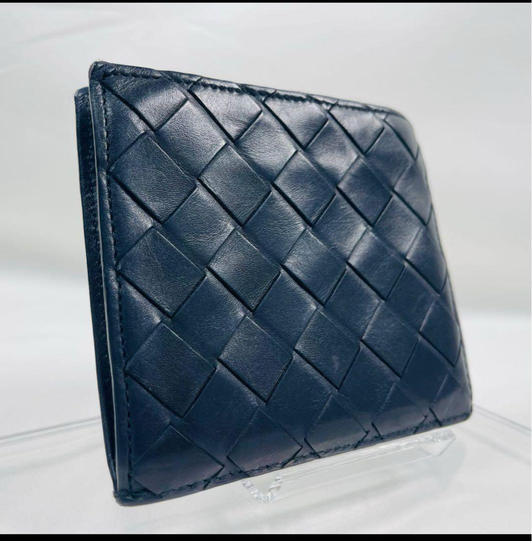 Bottega Veneta ボッテガヴェネタL字コンパクト財布レザー黒