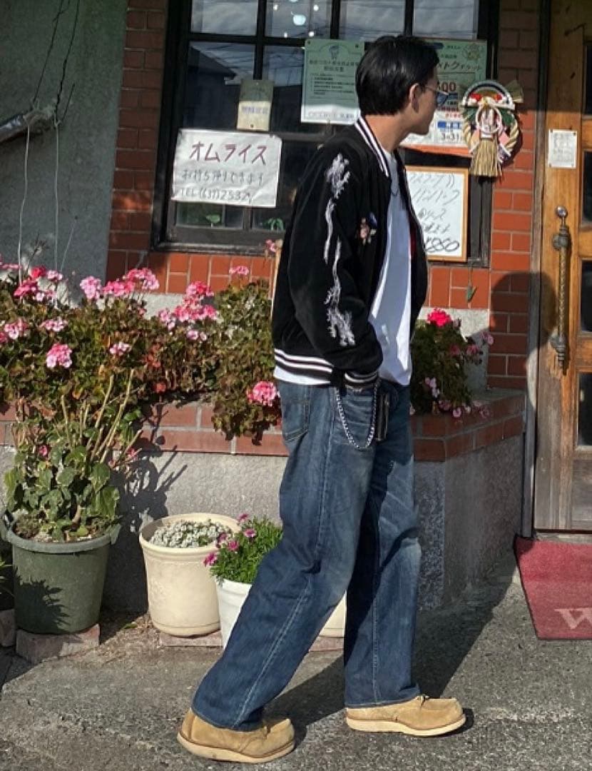 スカジャン ベロア