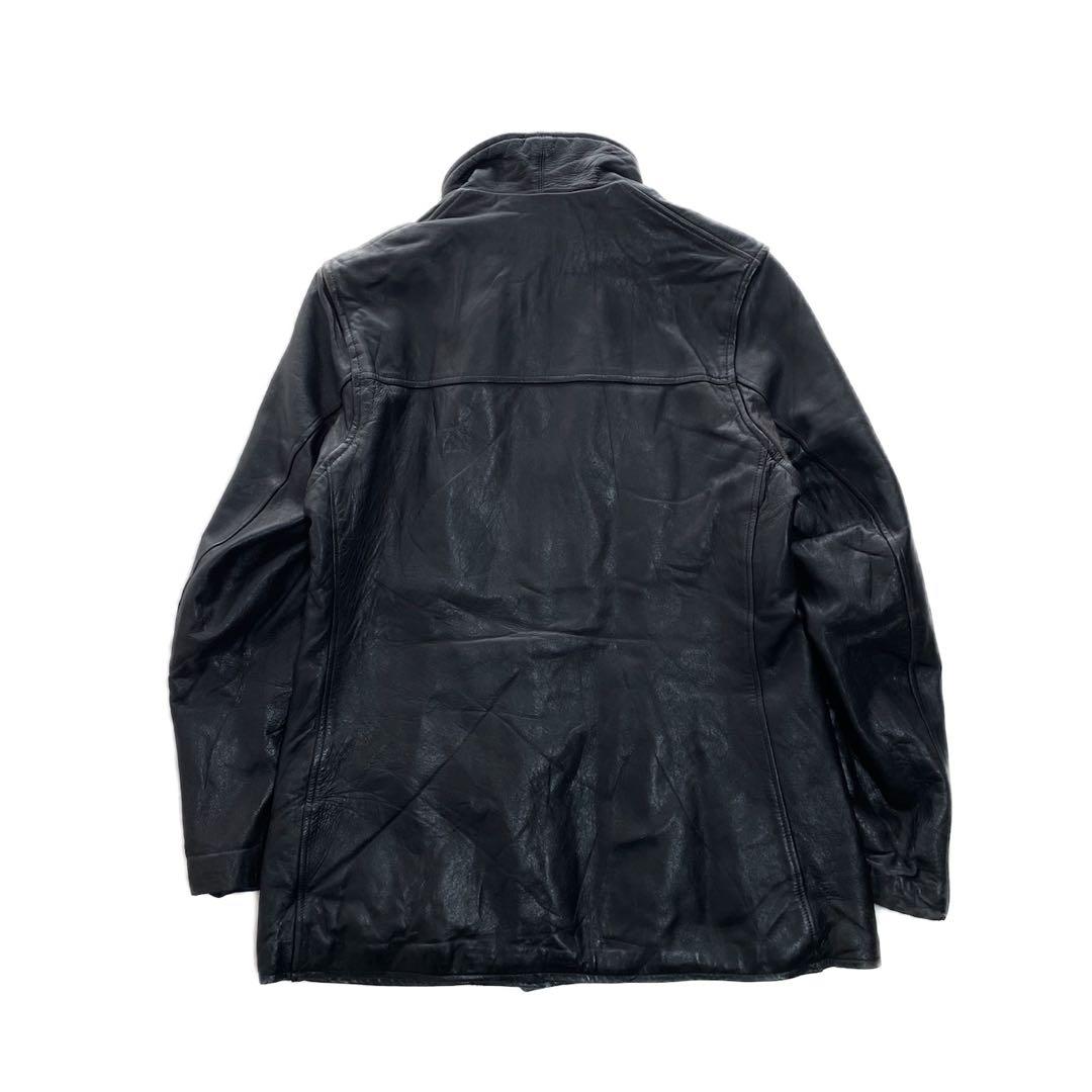 希少 フランス軍 ファイヤーマン レザーコート カーコート ユニセックス