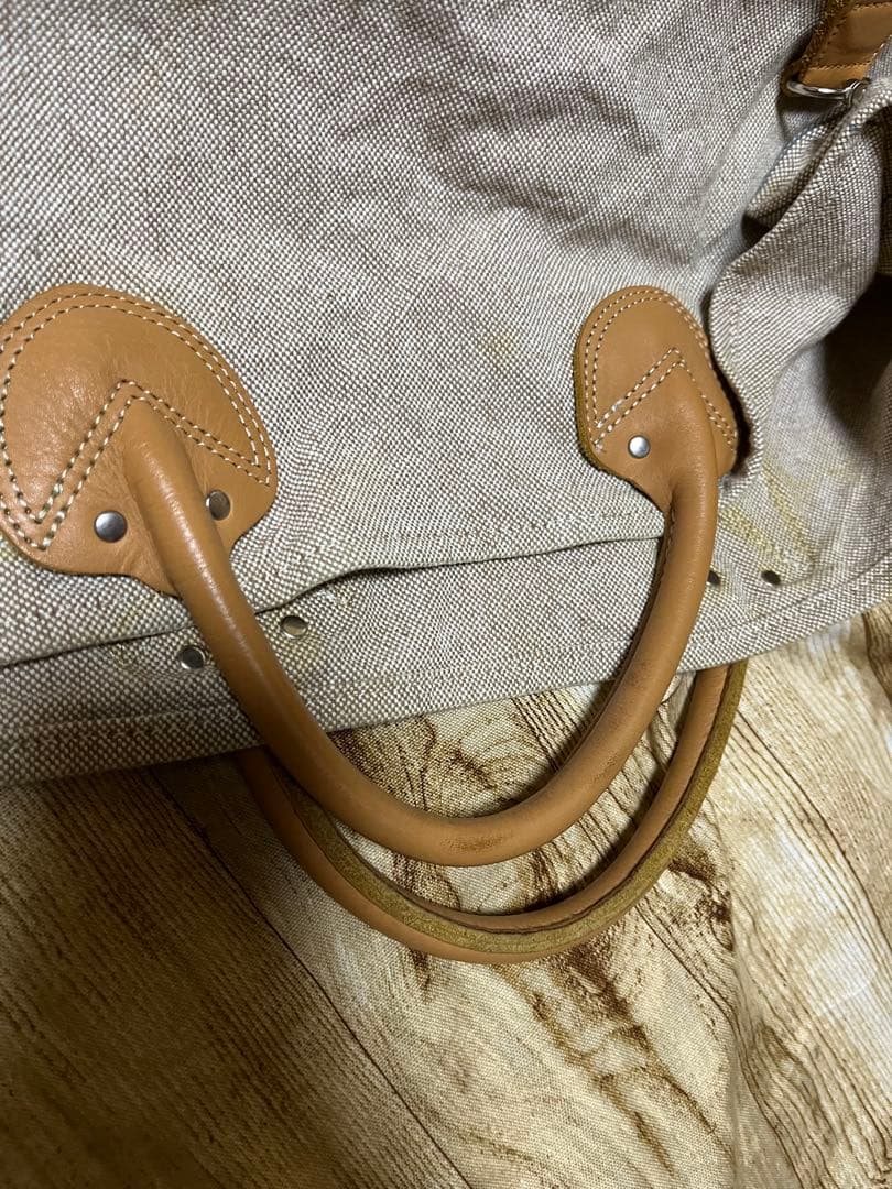 正規品ヤングアンドオルセン牛革ブラック＋キャンバス2wayストラップ付 中古良好