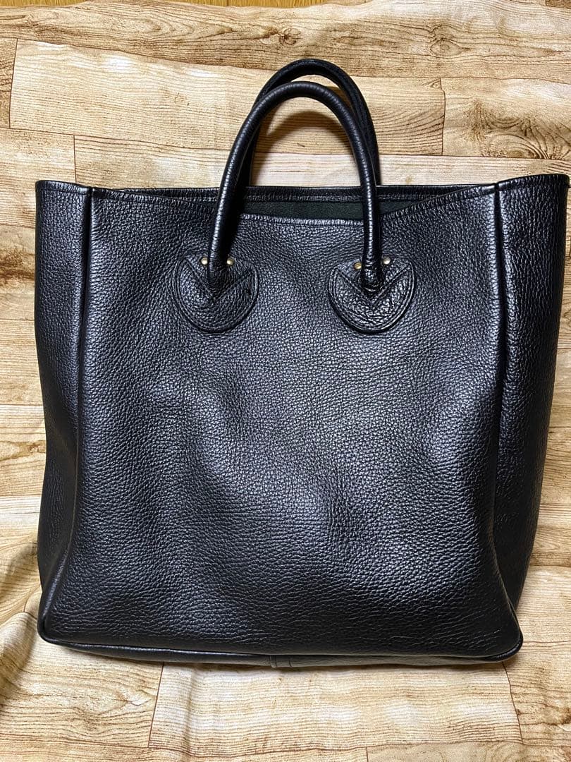 正規品ヤングアンドオルセン牛革ブラック＋キャンバス2wayストラップ付 中古良好