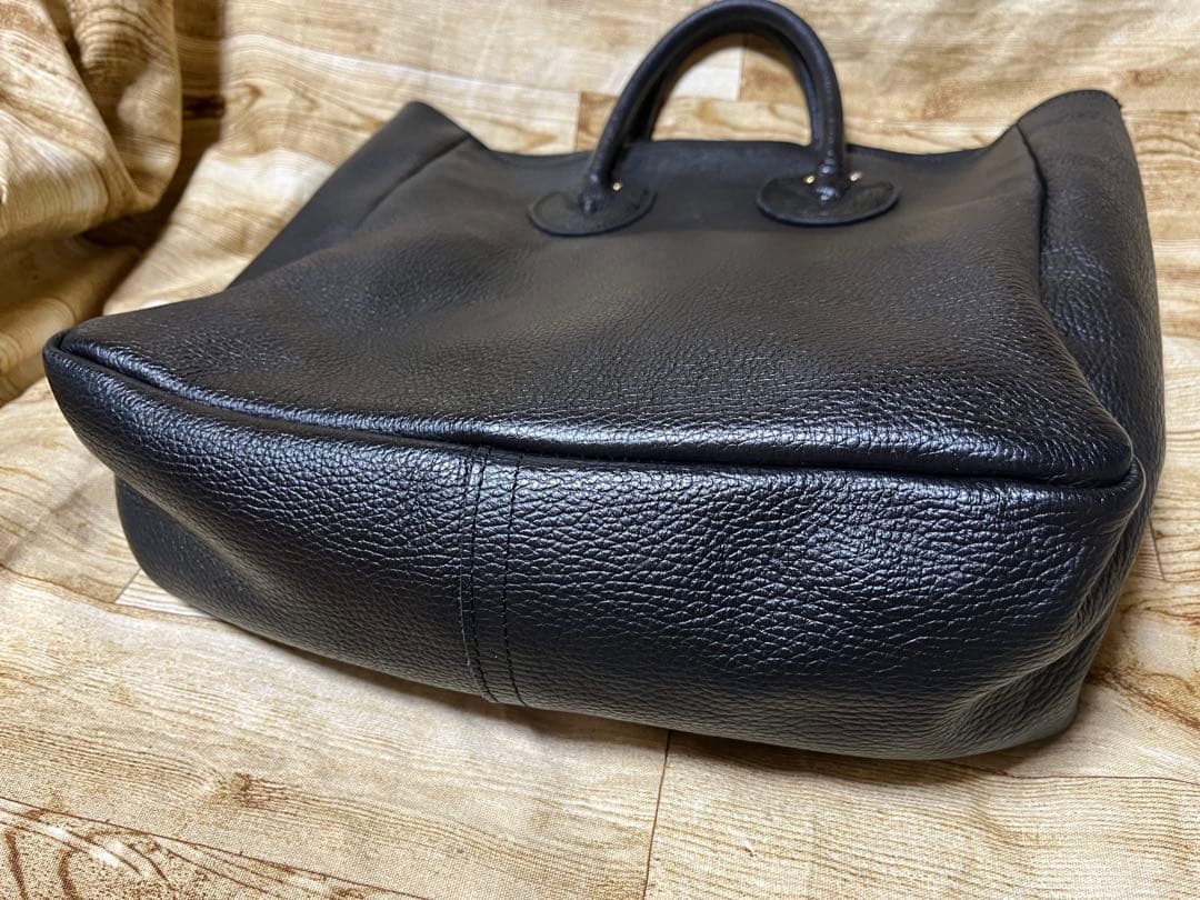 正規品ヤングアンドオルセン牛革ブラック＋キャンバス2wayストラップ付 中古良好