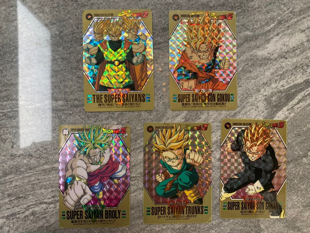 ドラゴンボールカードダス　キャラクターズコレクション激レアまとめ売り