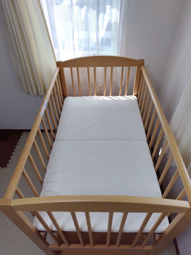 ベビーベッド　日本製　サワベビー　ハイタイプC型　すのこ床板