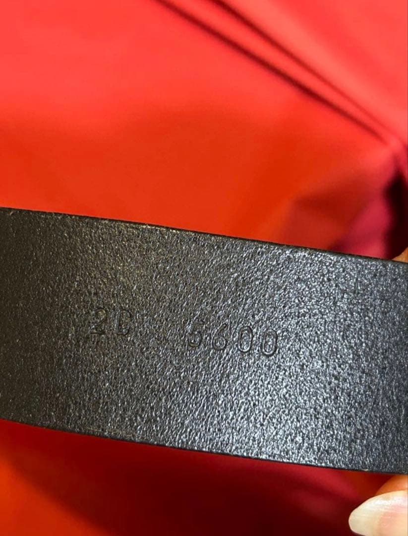 PRADA レザー ベルト 36/90