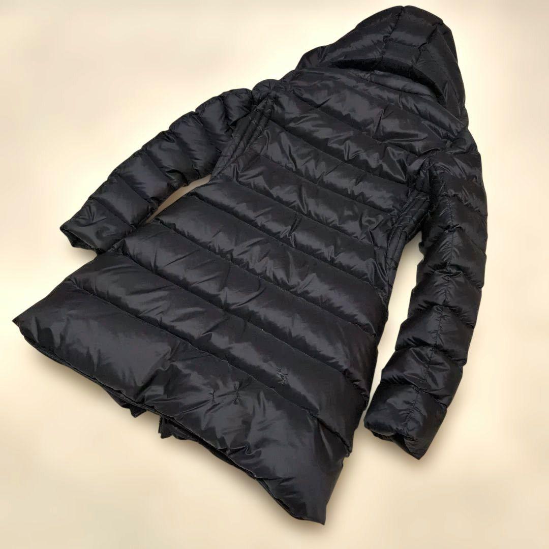 【補修・リペア有り】TATRAS タトラス ポリテアマ ダウンコート　黒　02