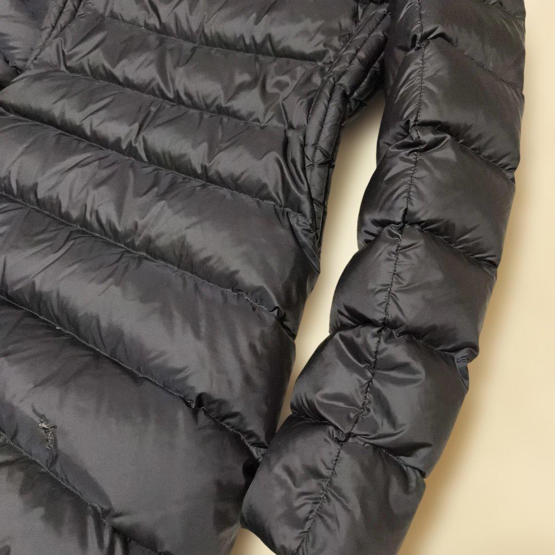 【補修・リペア有り】TATRAS タトラス ポリテアマ ダウンコート　黒　02