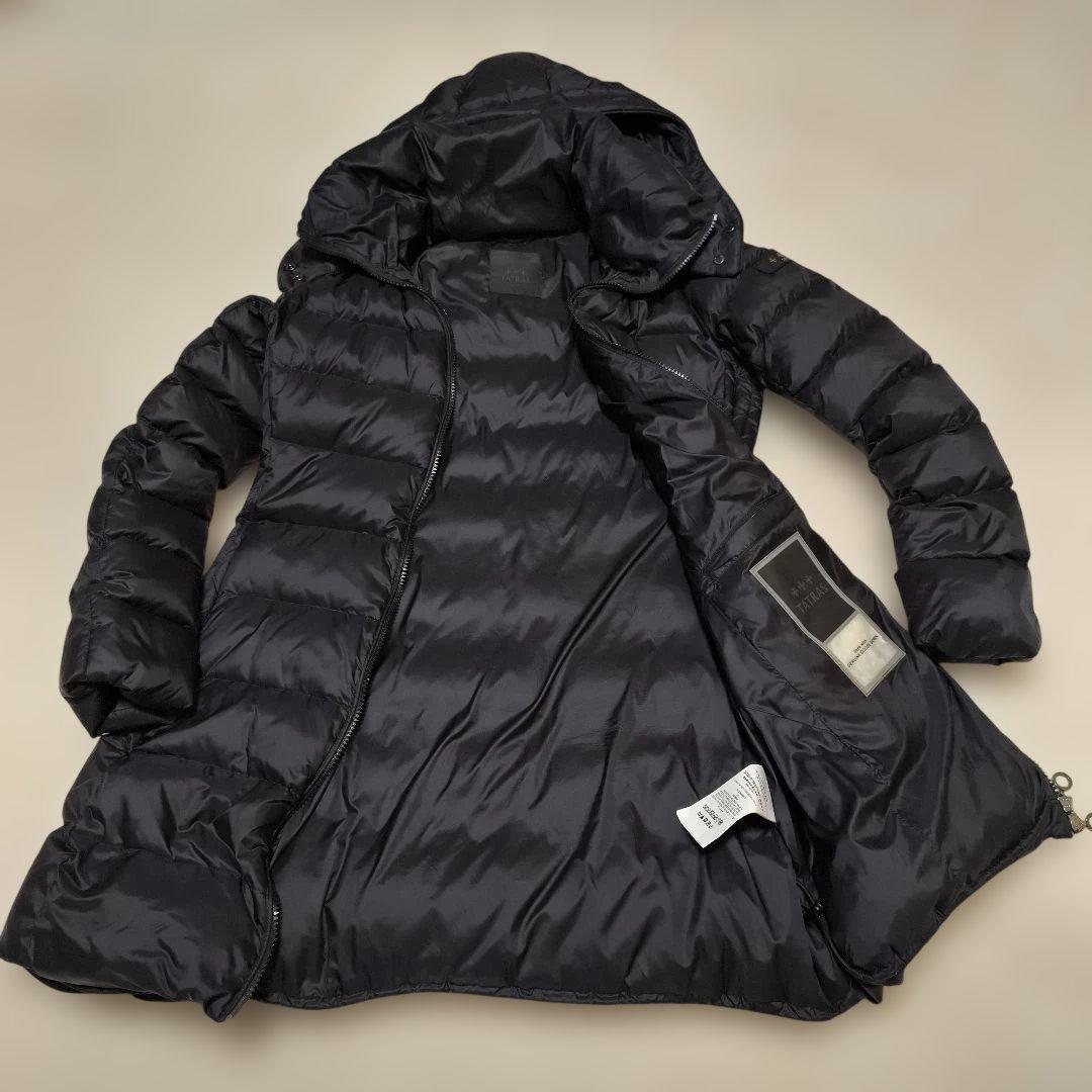 【補修・リペア有り】TATRAS タトラス ポリテアマ ダウンコート　黒　02
