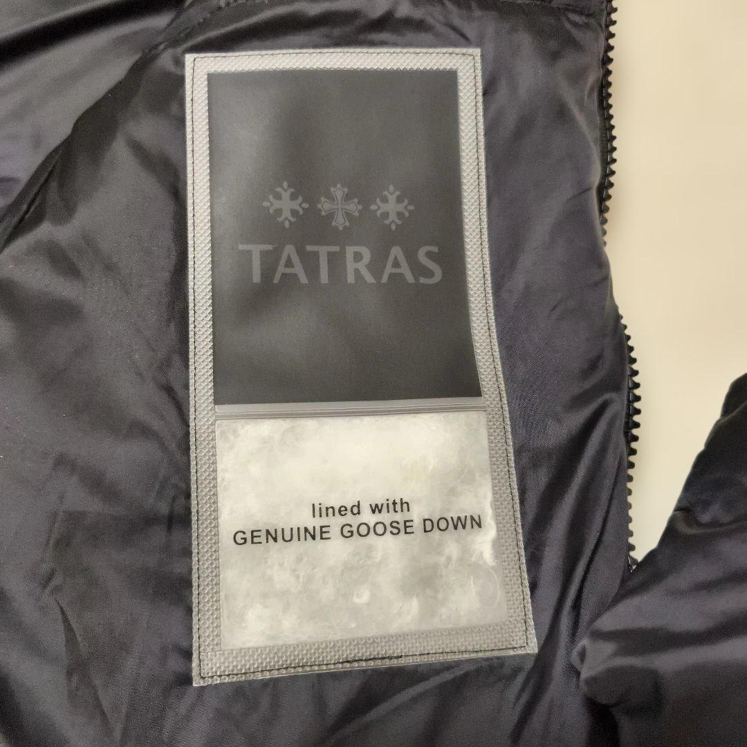 【補修・リペア有り】TATRAS タトラス ポリテアマ ダウンコート　黒　02