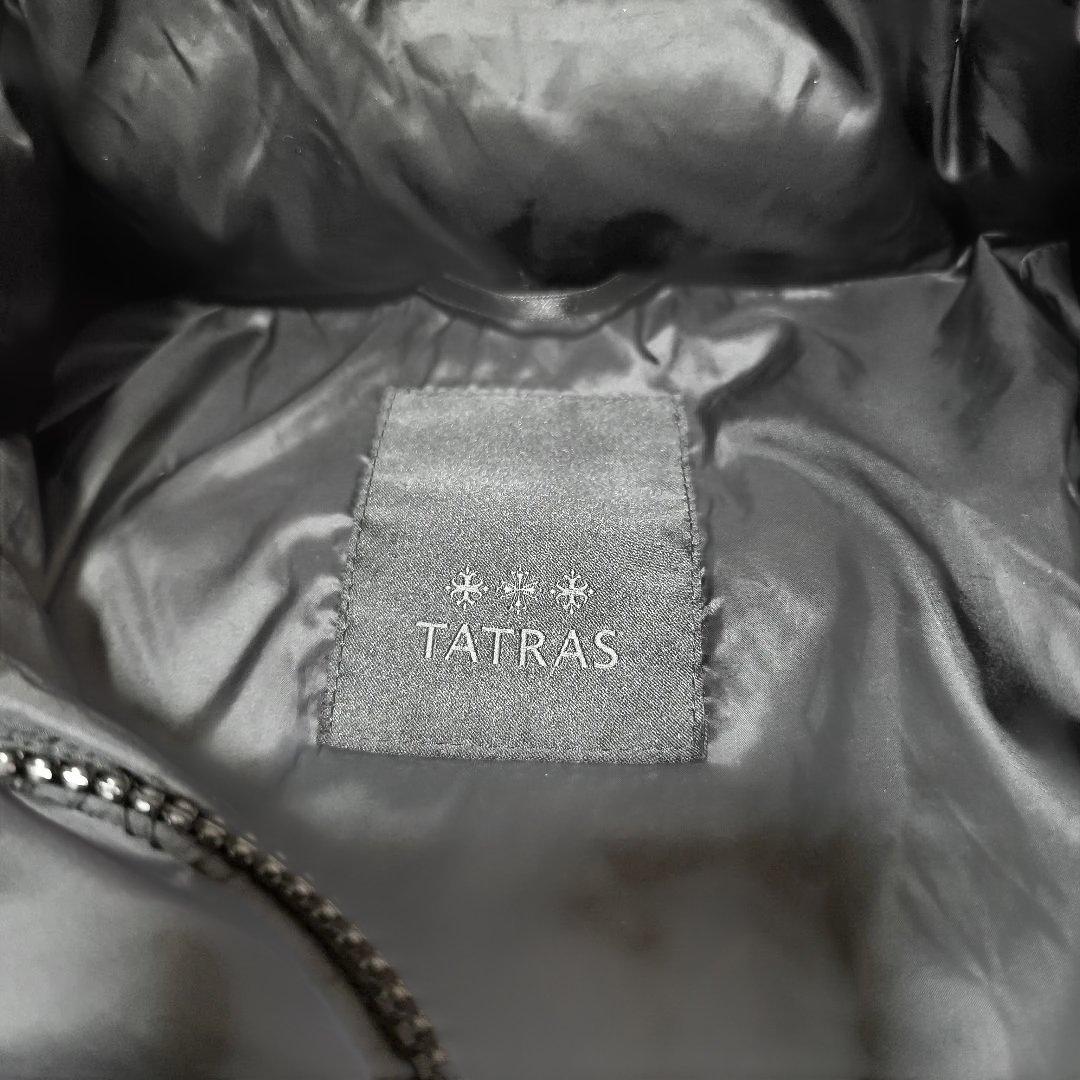 【補修・リペア有り】TATRAS タトラス ポリテアマ ダウンコート　黒　02