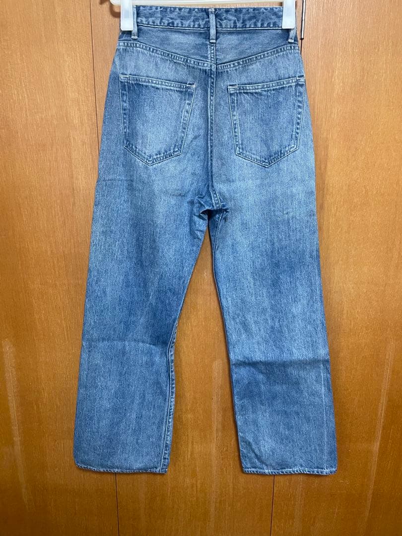 パンツ AURALEE selvedge faded denim pants