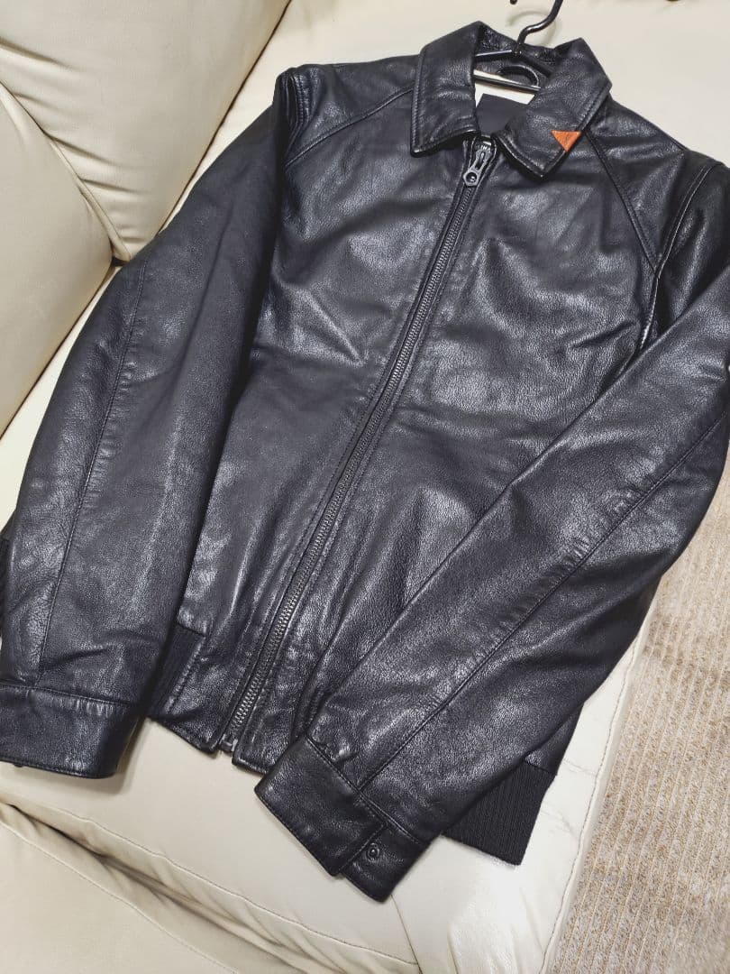 最終値下げDENHAM GOAT LEATHER パイロットジャケット